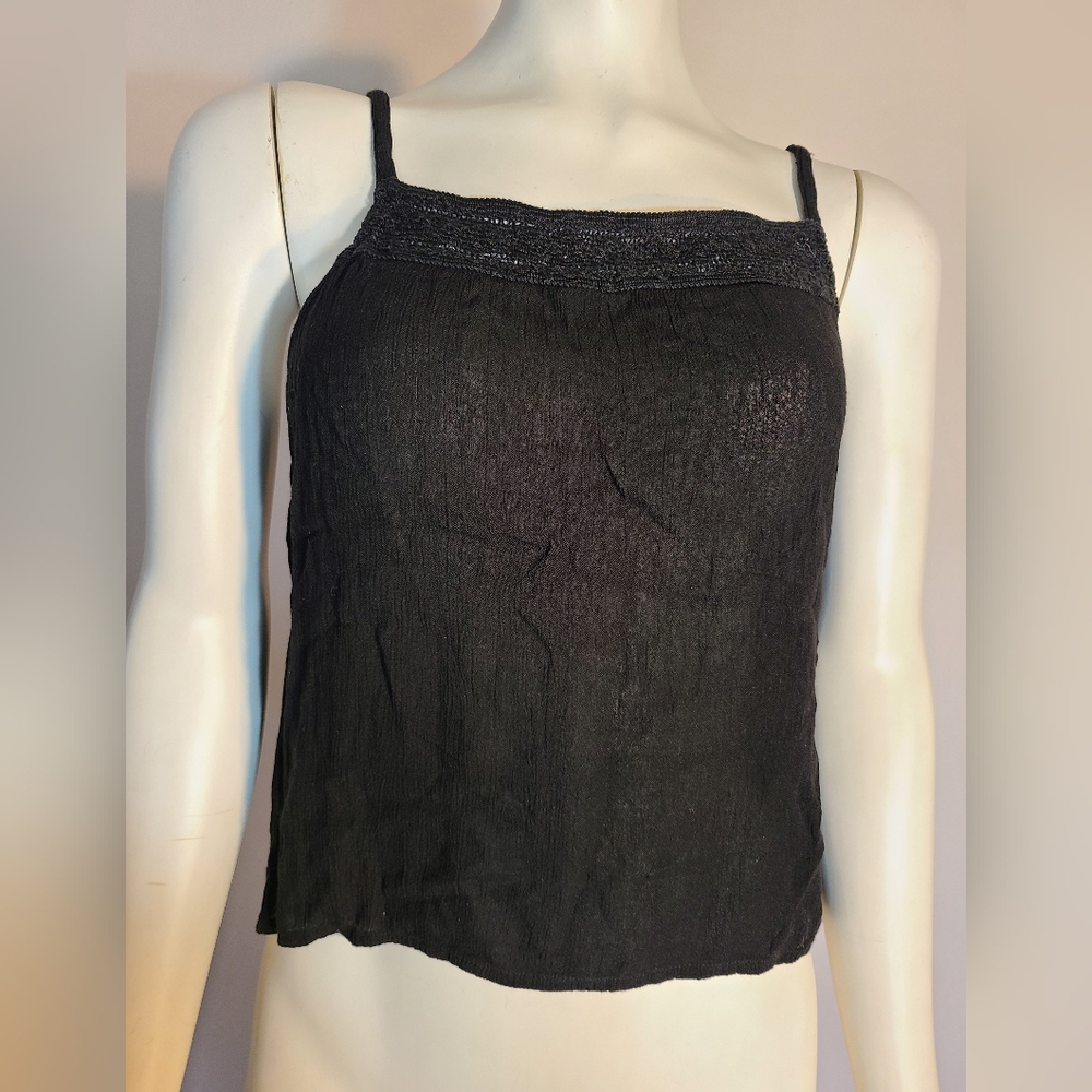 Black Cami top with lace